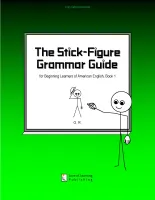 The Stick-Figure Grammar Guide for Beginning Learners of American English, Book 1